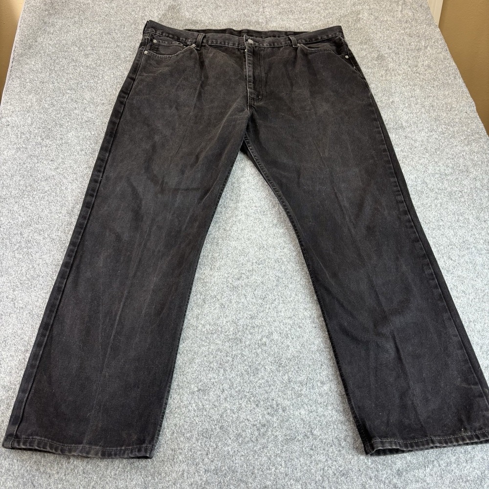 Levi's‎ Jeans Men's 48x34 (44x33) Straight Leg Black Denim Baggy Streetwear